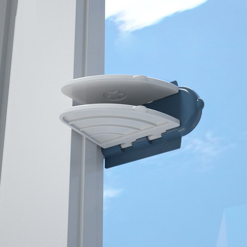 3 stk baby skydevindue sikkerhed fly låsning skydedør fastgørelse spænde garderobe anti-klemme hånd sikkerhedslås