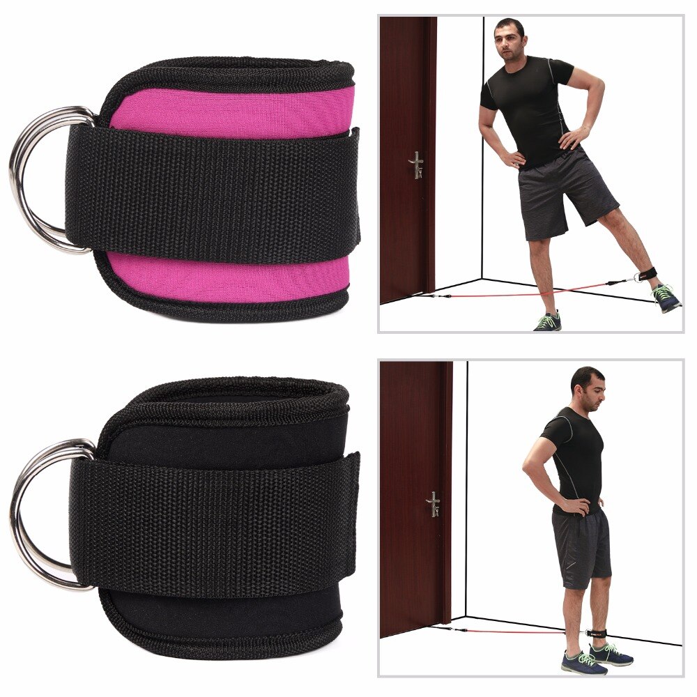 Fitness Resistance Bands Enkelbandjes Neopreen Enkelboeien Voor Kabel Machines Been Gym Workout