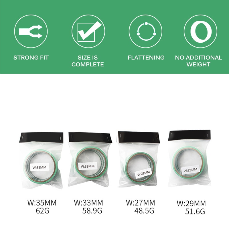 Tubeless Velg Tape Voor Mtb Mountain Road Bike Fiets Wiel Carbon Fiets Velg Tape 21/23/25/ 27/29/31/33/35 Wiel Accessoires