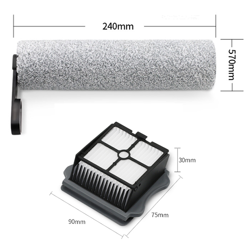 Accessori originali per Tineco pavimento uno S5/S5 pro 2 Serbatoio acqua secca e bagnata Rullo spazzola Portafiltro HEPA Parti per aspirapolvere