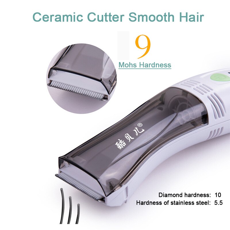 Automatic hair sucking baby child hair clipper adult home shaving hair artifact rechargeable electri fader mute electric clipper