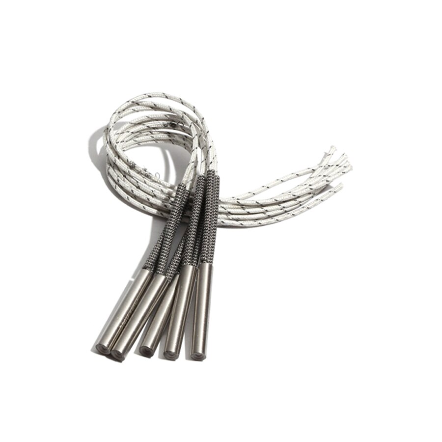 5PCS 9mm 50~60mm 316 Stainless Steel Tubular Single Head Dual Heater 110/220/380V Electric Heating Pipe 180/190/200/210/220W