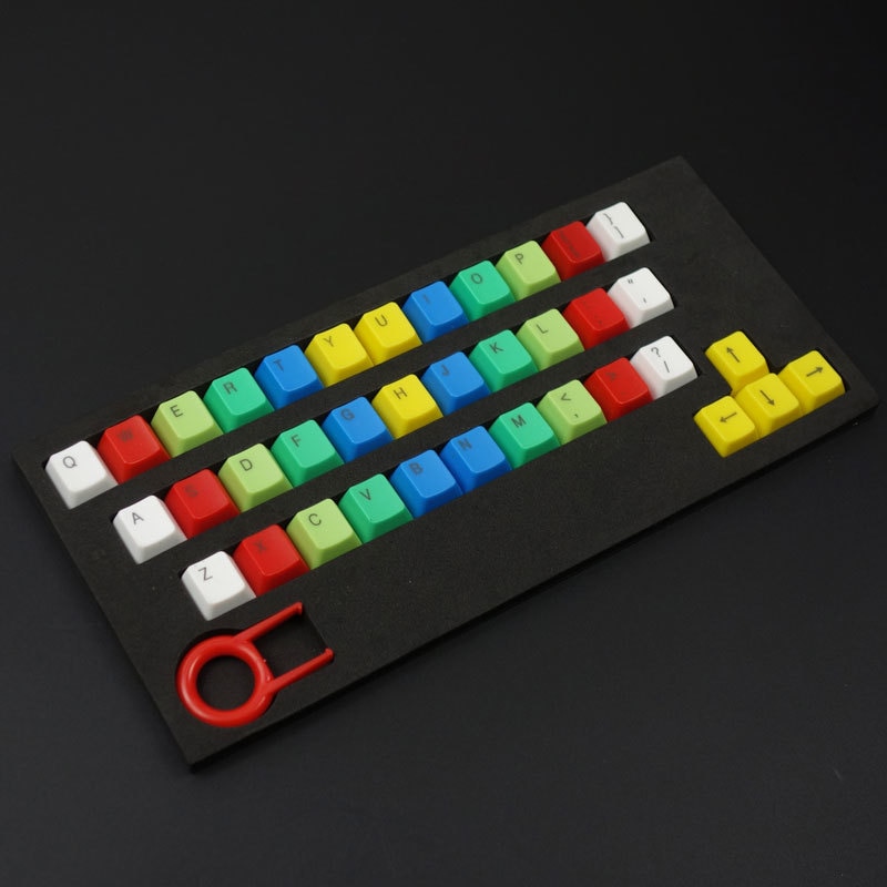 37 Keys/set Mechanical Keyboard keycaps Colorful O... – Grandado