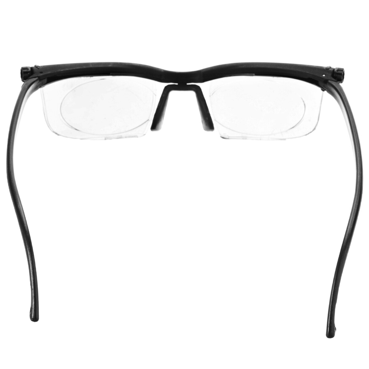 Distância visão zoom óculos de leitura com saco de armazenamento eyewear lupas lente de força ajustável foco variável