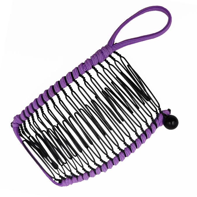20/30 Zahn Banane Haarspange für dickes lockiges schweres Haar Kämme Vintage Bar Verschluss Haarnadeln Modellierungswerkzeuge Haarschmuck: Lavendel
