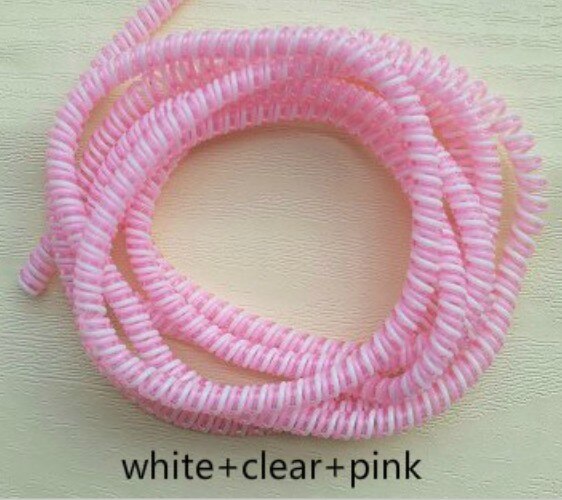 2 stk 1.15m hovedtelefon linje kabel beskytter etui ledning beskyttende wrap kabel opruller 3 farve  in 1 til iphone mobiltelefon: 3