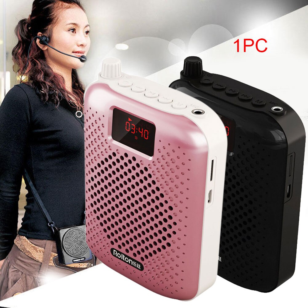 Practical Microphone Wired Coaches Durable Auto Pairing Bluetooth Loudspeaker Portable USB Charging Guide Teaching Easy Operate