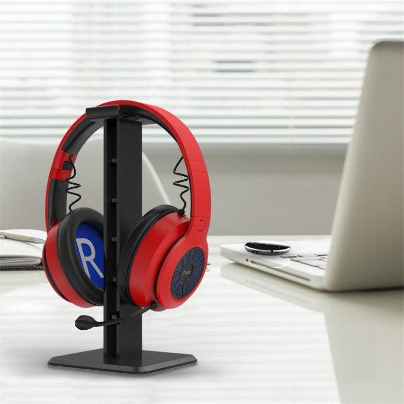 Universal hållare för hörlursställ headset hörlurar skrivbord display hängare krokfäste för trådlösa hörlurstillbehör