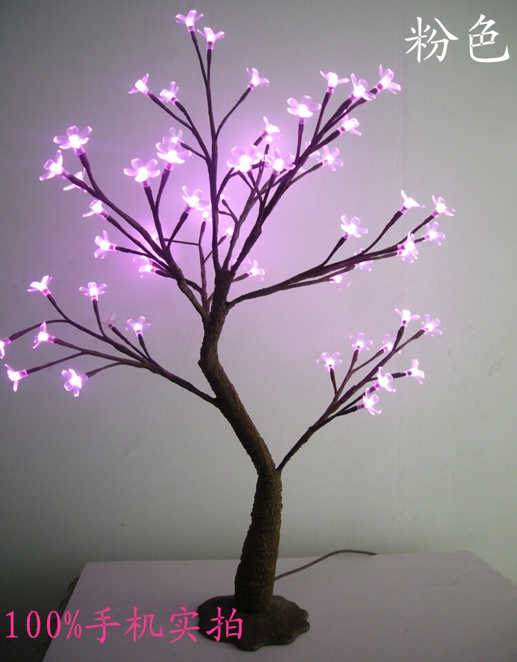 64 LED Cherry Blossom Tree Light in 70cm Height , blossom tree light, standing cherry tree light wedding decoration