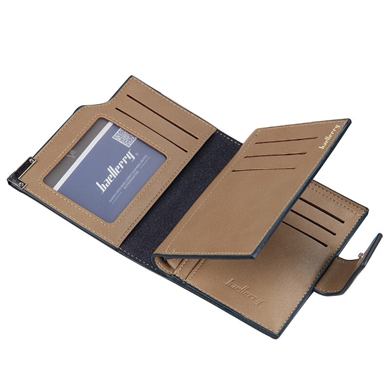 Retro Slim Small Leather Cards Wallets Short Bifold Wallet for Men Purses Male Purse Men's Wallet Business ID Card Holders