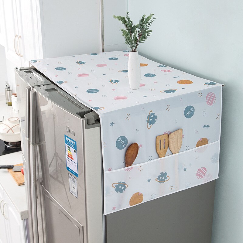 Refrigerator Covers Washing Machine Cover Two-door Fridge 60x40x80 Cooler Bag Appliances Dust Household Merchandises Home Garden