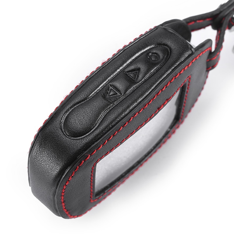 Starline B92 Leather Car Key Case for Starline B92/B64/B62/B94 Twage Two Way Car Alarm System LCD Remote Controller Cover