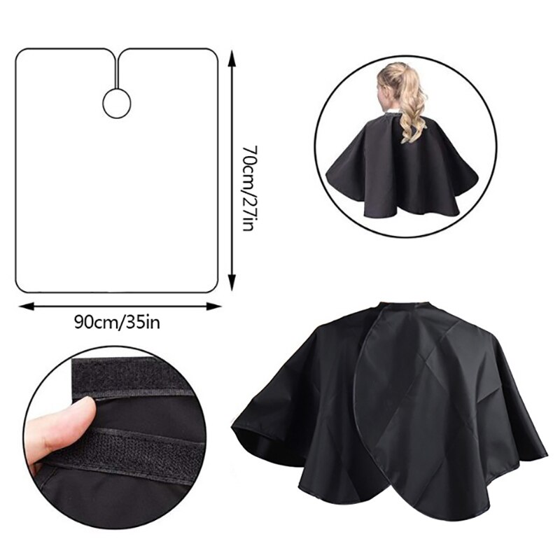 1PC Hairdressing Cape Waterproof Hair Coloring Wraps Barber Shoulder Pads Hair Dyeing Haircut Apron For Salon