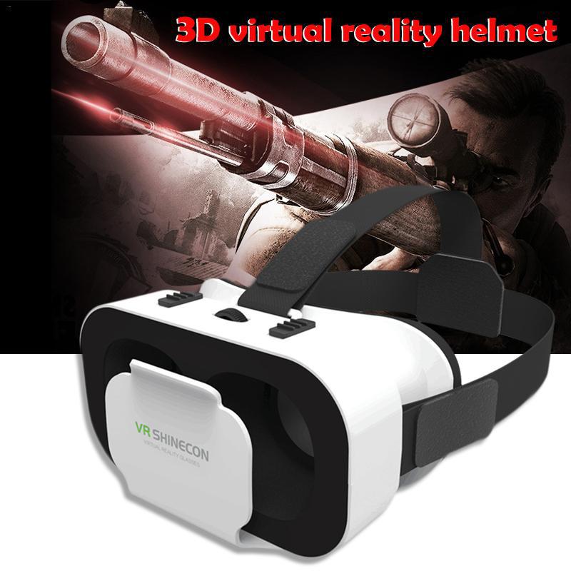 3D Glazen Doos Vr Shinecon G05A 3D Vr Bril Headset Vr Virtual Reality Voor 4.7-6.0 Inch Android Ios smart Telefoons R60