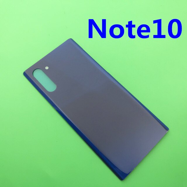 Samsung galaxy note 10 plus 10+  :lle takakansi lasi takaluukun kotelon kansi vaihtopuhelinkotelo samsung note 10: lle: Huomautus 10 sininen