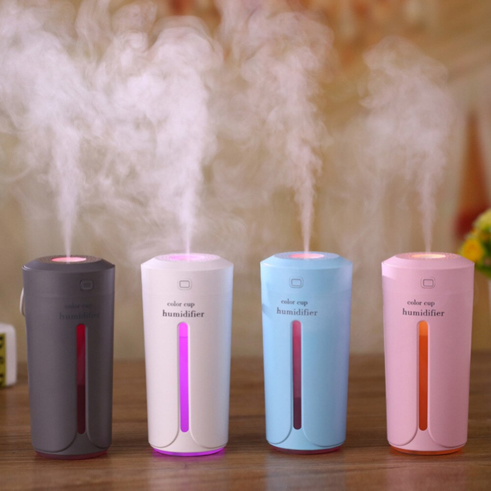 USB LED Ultrasonic Family Car Humidifier Air Distributor Purifier Nebulizer Batch