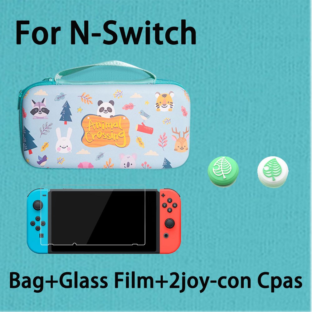 Nintend Accessori Pink Cherry Sakura Sacchetto di Immagazzinaggio di Viaggio di Trasporto Caso Della Copertura di Protezione Per Nintendos Interruttore/Lite Pellicola di Vetro: 3in1 Dream Switch