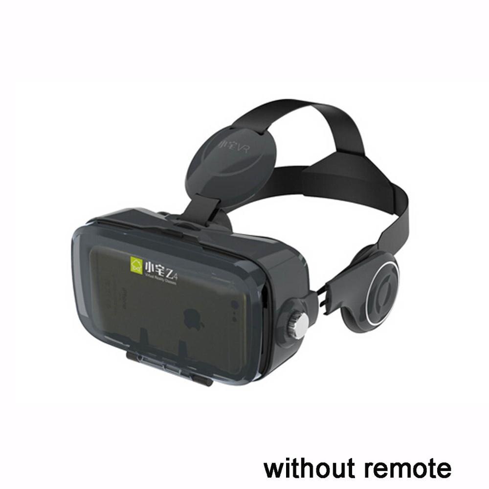Bobovr z4 óculos de realidade virtual 3d, vr headset 3d óculos vr jogo vr4.0-6.0 polegadas para xiaomi iphone 8 11 max 5g: Black