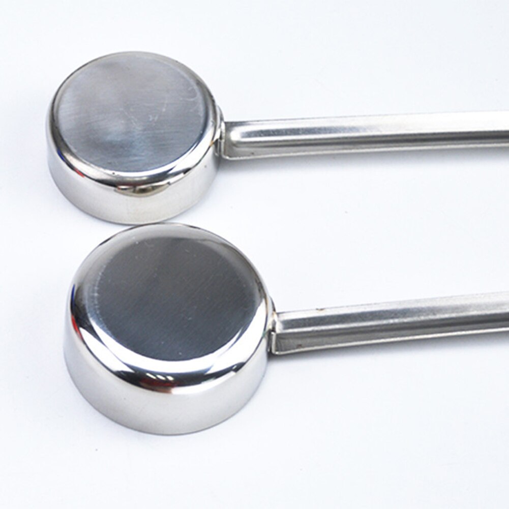 Pizza Spread Sauce Ladle Rubber Handle Flat Bottom Kitchen Cooking Spoon with Long Rubber Handle Kitchen Cooking Utensils