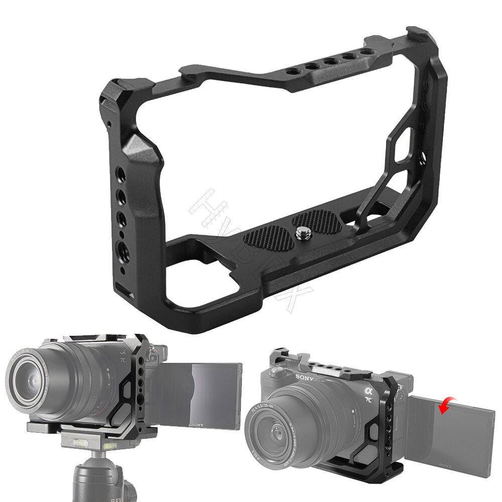 Volledige Dslr Camera Kooi Met Handvat Grip Rig Voor Sony Alpha A7C