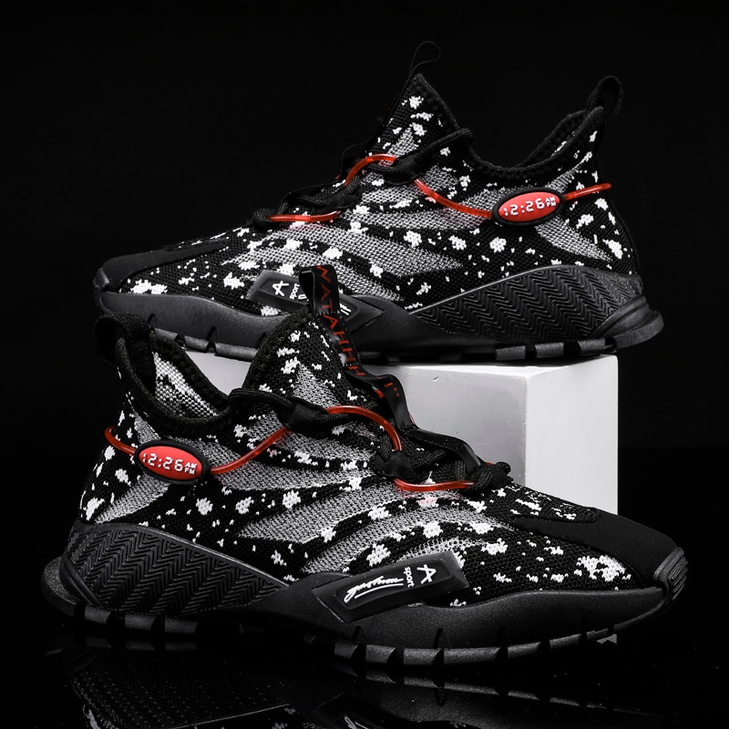 Sportssko mænds fritidssko til mænd sneakers holdbare ydersål træner zapatillas deportivas hombre sportssko