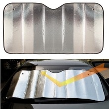 LMoDri Car Front Windshield Sunshade Auto Rear Sun Shade Interior Care Window Foils Visor Cover UV Protect Bubble Cotton Film