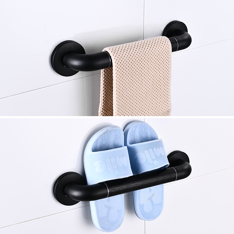 Badkamer Leuning Zwarte Rvs Veiligheid Handvaten Voor Ouderen Handicap Wall Mount Anti-Slip Wc Bad Douche Handvat