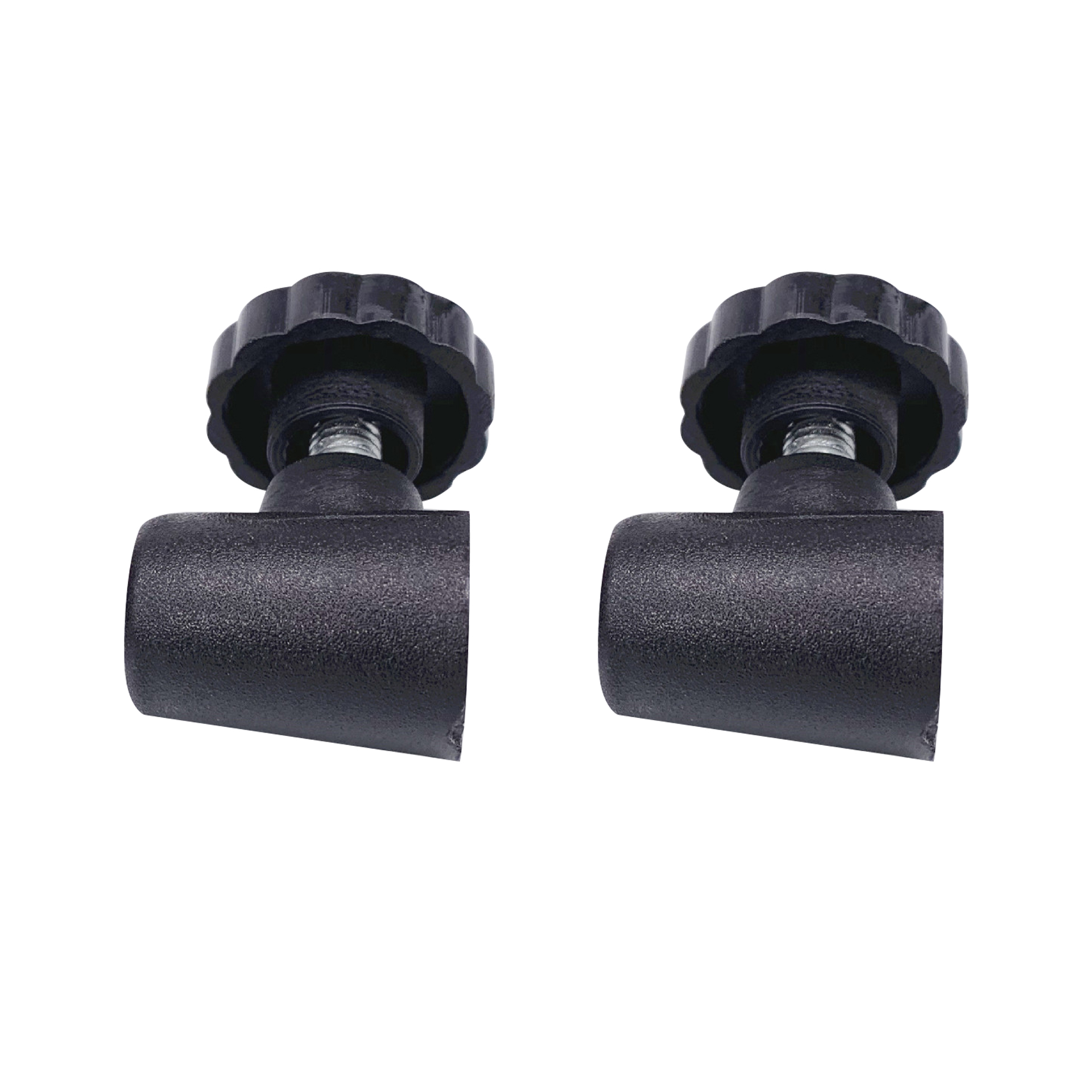 2PCS Caravan Polyplastic Window Stay Lock Repair Replacement Tools Knob Black Camper Motorhome RV Accessories