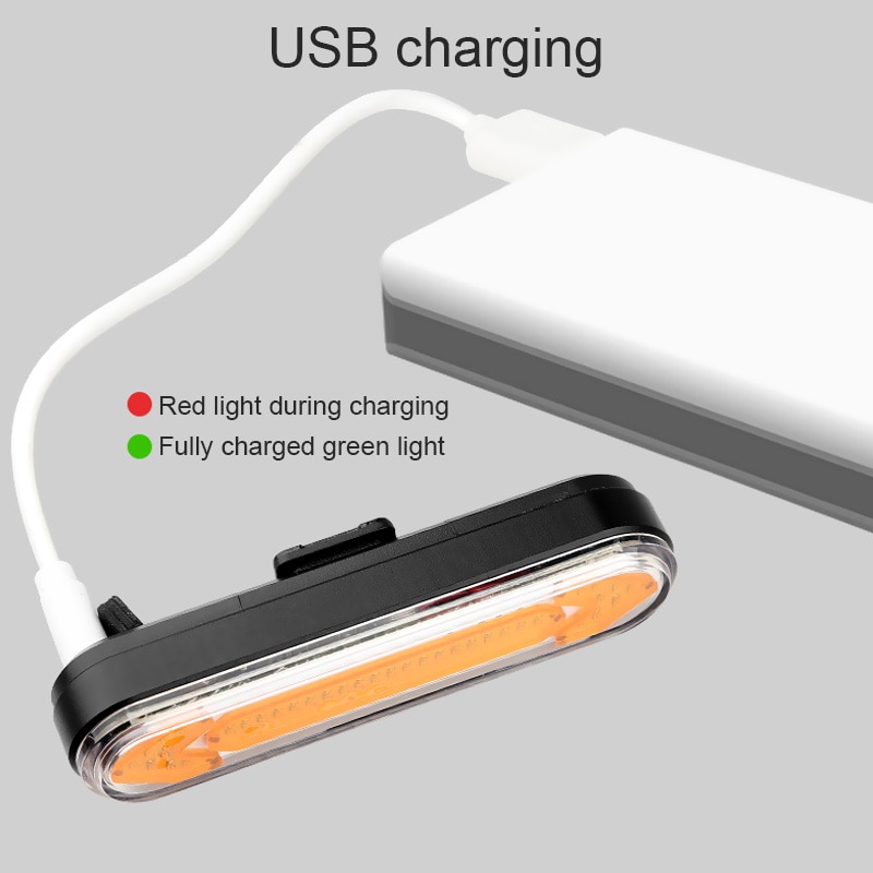Led cykel blinkers fjärrkontroll cykel bakljus cykel körriktningsvisare usb laddning bakljus säkerhetsvarningslampa