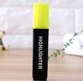 Mazaki fluorescencyjne kolorowy znacznik tekst separator niewidzialny atrament szkoła papiernicze biurowe: żółty