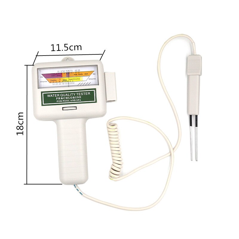 PC-101 Chlorine Meter PH Meter Chloride Testers Chlorine PH 2 in 1 Meters CL2 Tester Water Monitor Analysis Tool 30%