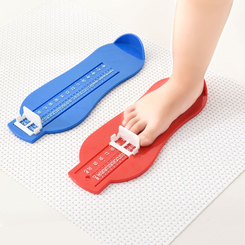 Regla de PIE de bebé de varios colores, dispositivo de medición de longitud, calculadora de zapatos para niños, accesorios de zapatos para bebés, calibrador, herramientas AXP001