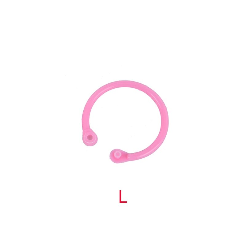 1 Box Kunststoff Ring Binder für Spirale Notebook Tagebuch Lose Blatt Buch Bindung DIY