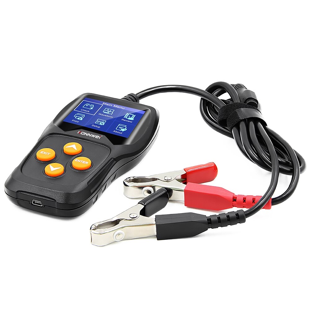 Kw600 bilbatteri testare 12v analysator 100 to 2000 cca snabbstart diagnostisk repait laddning krets tester verktyg pk  ba201