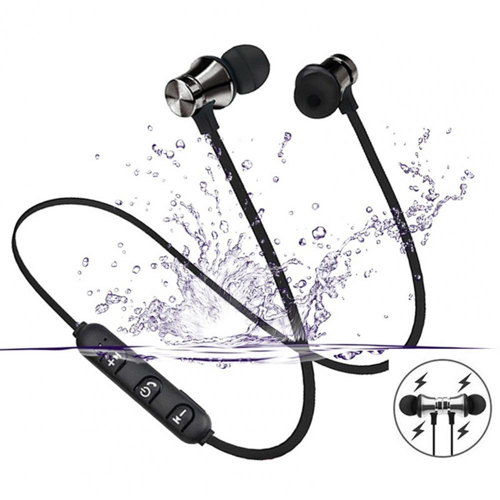 Auricolare senza fili magnetico auricolare Bluetooth sport Stereo auricolari impermeabili auricolare senza fili con microfono spedizione gratuita