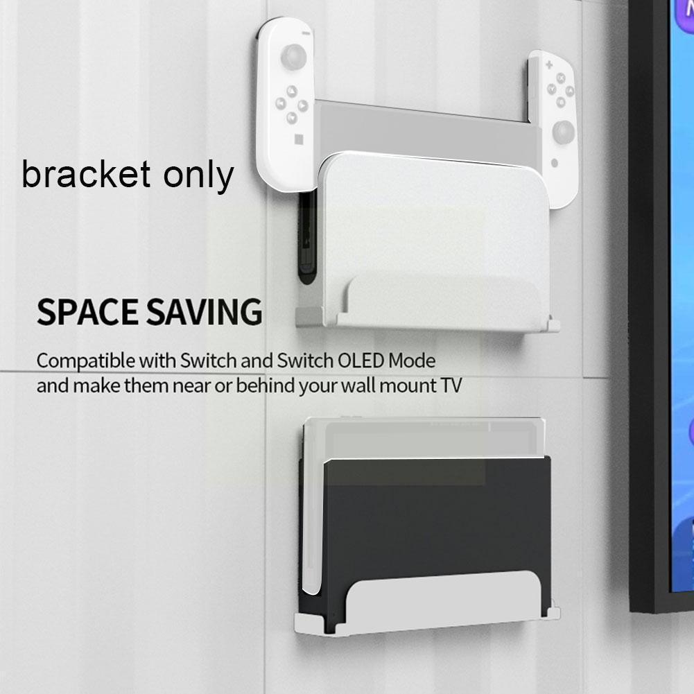 Suitable for Switch Oled Wall Bracket for Switch Wall Storage Bracket Console Dock Game Accesories for Tv Box Wall Bracket O8U7