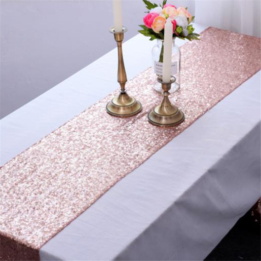 Glitter Pailletten Tafelkleed Stofdicht Rechthoekige Tafelkleed voor Thuis Bruiloft Decor LBShipping