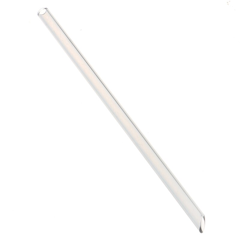 1 set herbruikbare glazen rietjes voor bruiloften, cocktails, sap, verjaardagsfeesten: Grijs