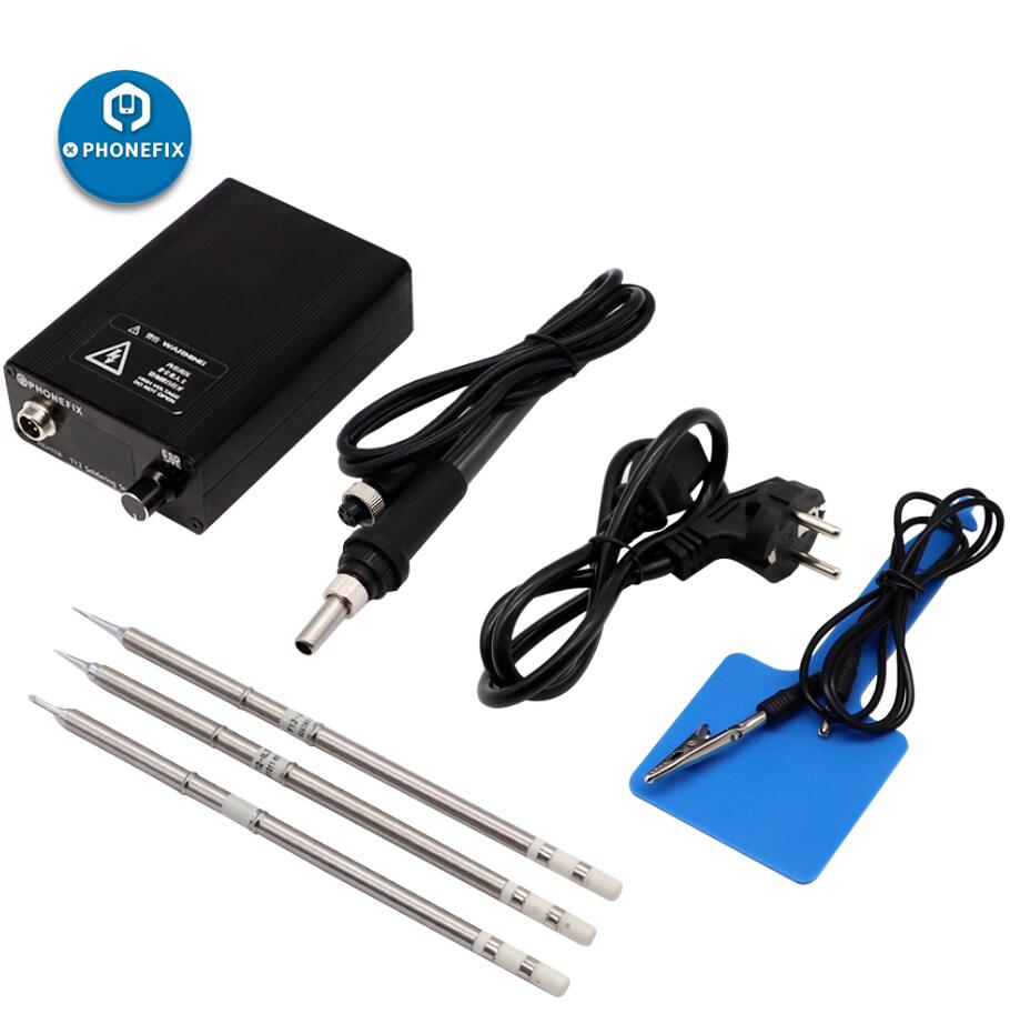 110V 220V 75W T12 Digital Soldering Iron Station Temperature Controller T12 Electric Soldering Tools with 5 kinds Iron Tips: with 3pcs Tip