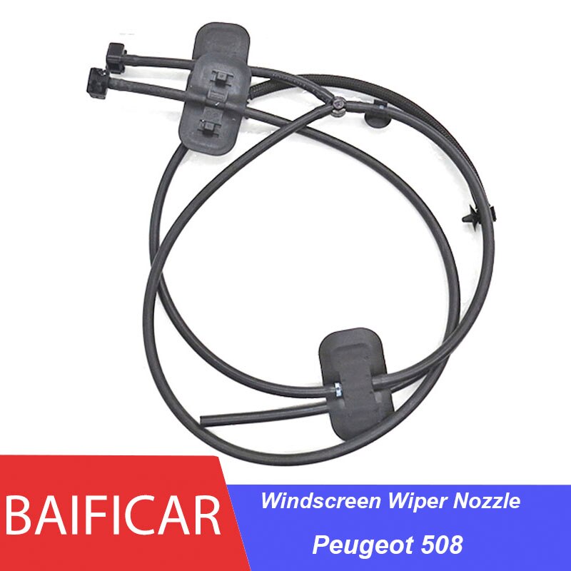 Baificar Brand Engine Hood Windscreen Wiper Nozzle 2PCS Windshield Washer Cleaner Tube Front 9673401080 For Peugeot 508