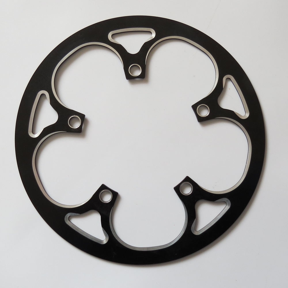 Truyou 130 bcd kjettingdeksel i aluminiumslegering 44t 46t 48t 50t 52t 53t 56t 58t 60t beskytt deksel sykkelkjedekjedehjulbeskyttelse: 130 bcd 56t