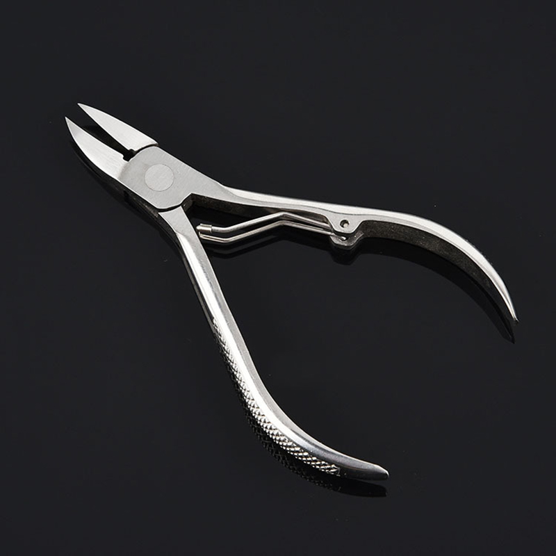 Herramientas profesionales para uñas, cortaúñas de acero inoxidable, tijeras afiladas, eliminador de piel muerta, herramienta de manicura artística para uñas, oro y plata, 1 ud.: 01