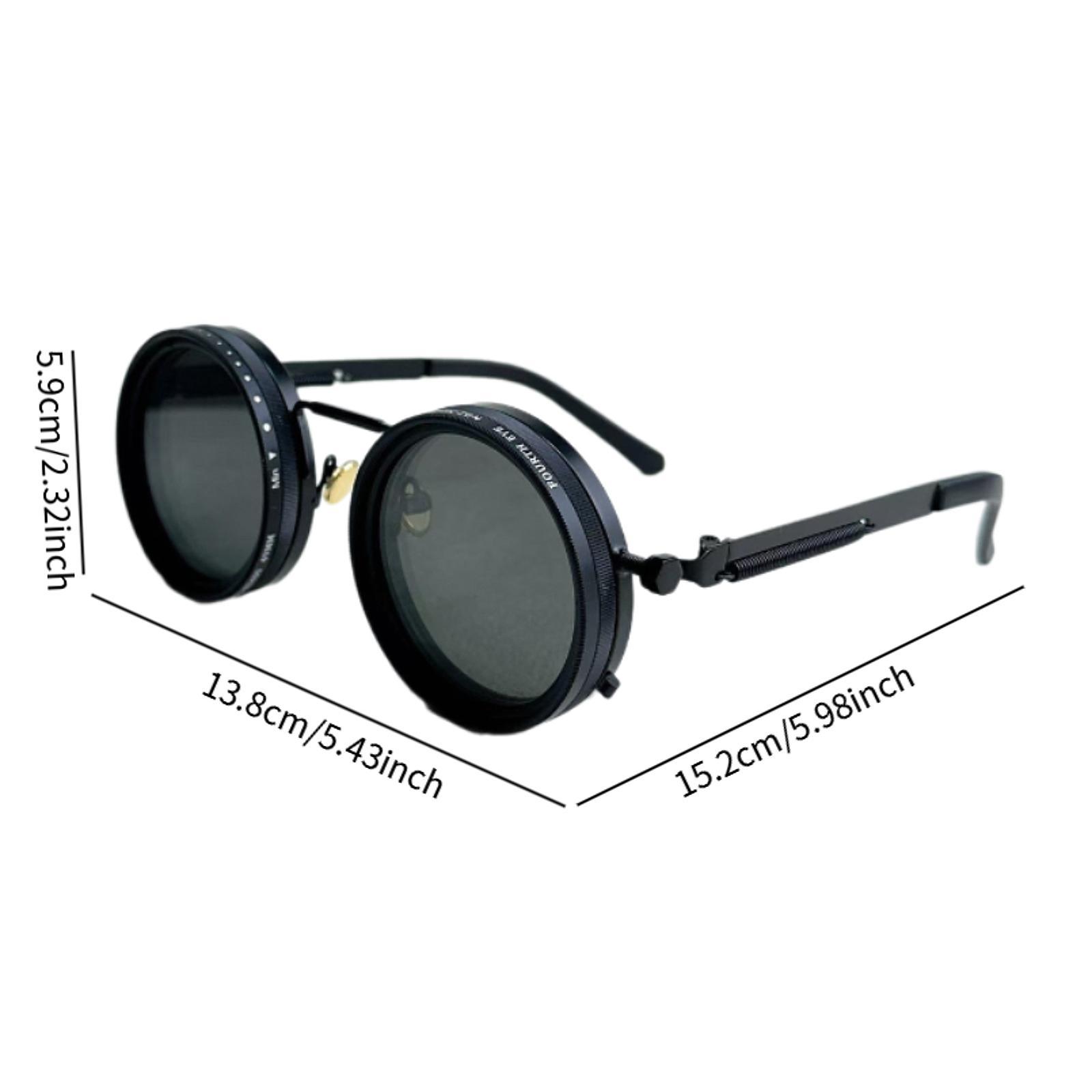 Gafas de sol de tinte ajustables Gafas de sol de playa para deportes al aire libre Viajes en interiores: Café