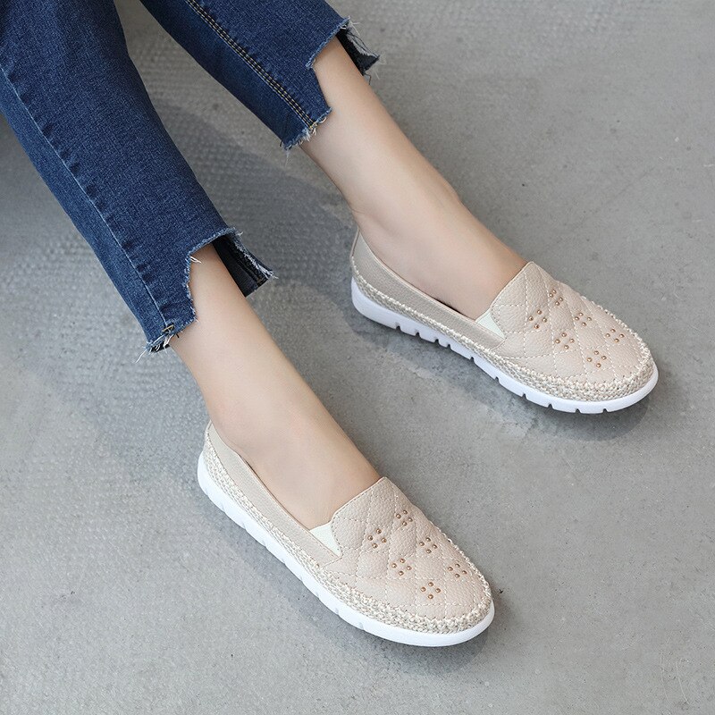 Nitter nitter rund tå stor størrelse sko kvinde afslappet kvindelige sneakers sko kvinder loafers med pels lavvandet mund stor størrelse kjole