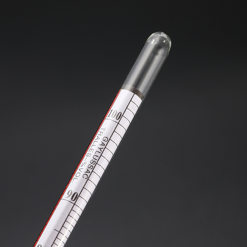 Alcoholmeter Alcohol Meter Wine Concentration Meter Vodka Whiskey Hydrometer Tester Vintage Tools 0-100 Thermometer