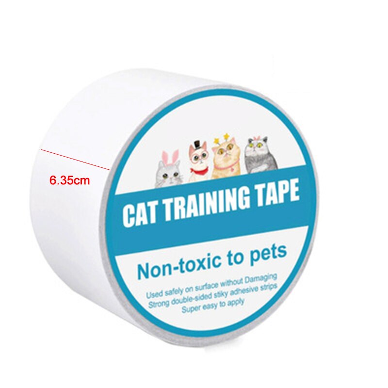 Transparent Cat Anti-Scratch Tape Roll Furniture Guards Couch Protector Cat Scratch Prevention Clear Sticker For Sofa: M 6.35CMX5M