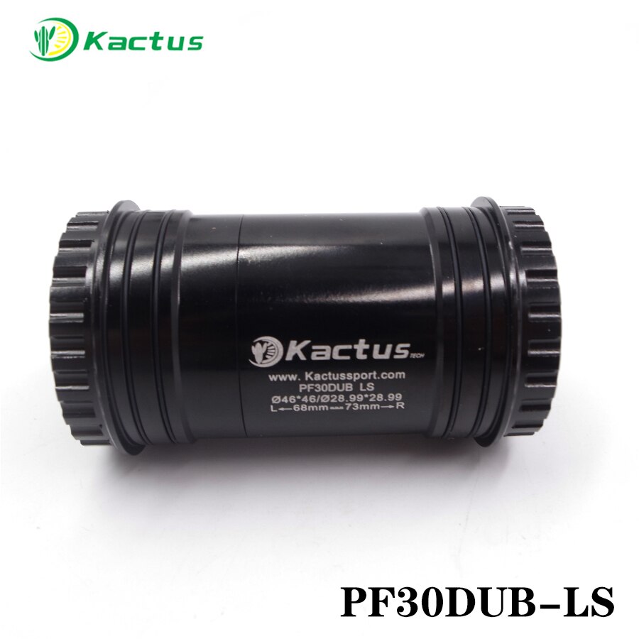 Kactus tech cykel bundbeslag lås mtb bb mountain road bb aluminium  pf30 dub ls  bb 68 73mm 46 42 28.99mm alex cykel dele: Pf30 dub-ls sorte
