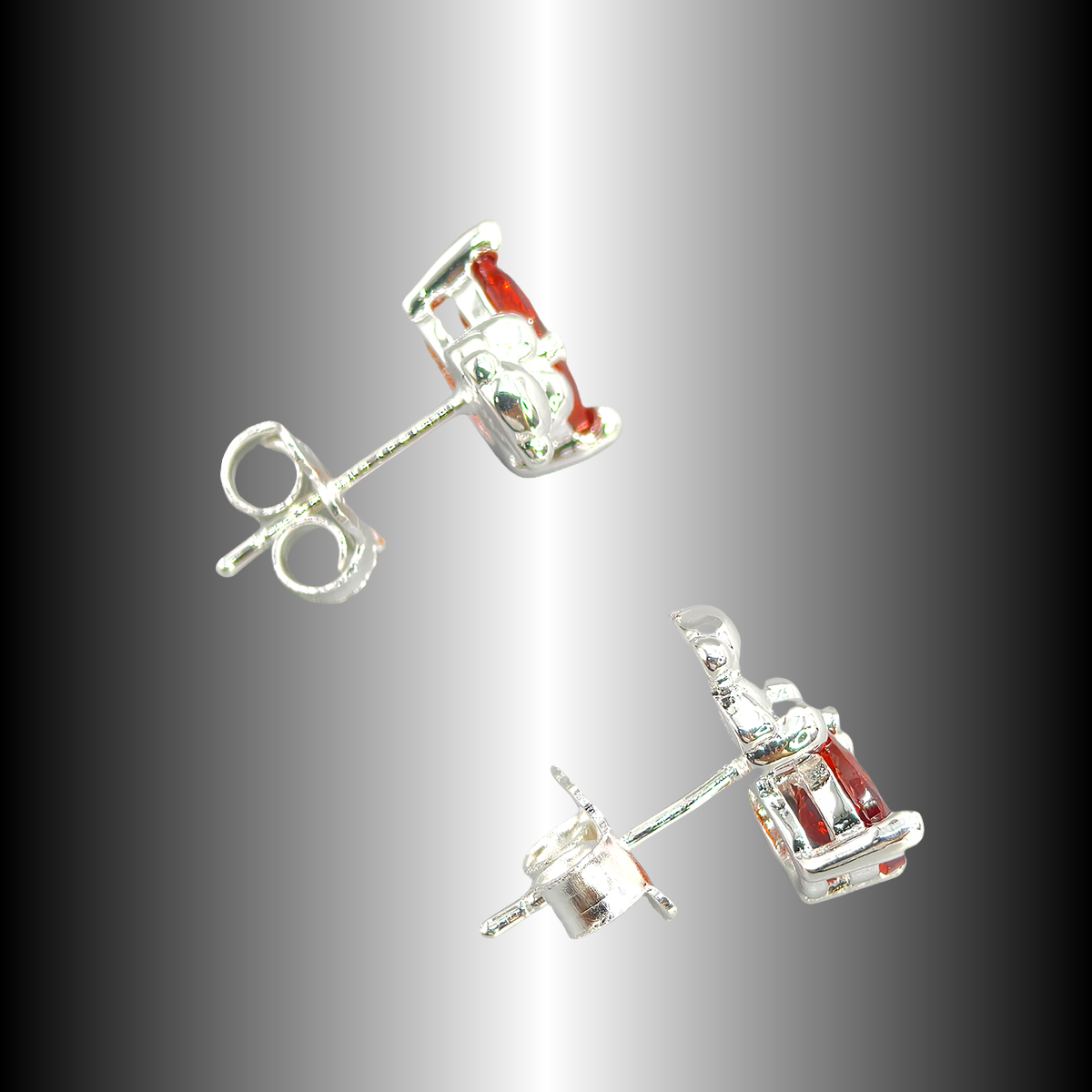 Kat accessoires 2025 Spaanse originele sieraden 925 zilveren vergulde kristallen oorbellen luxe prachtige meisjes cadeau: SCARLET