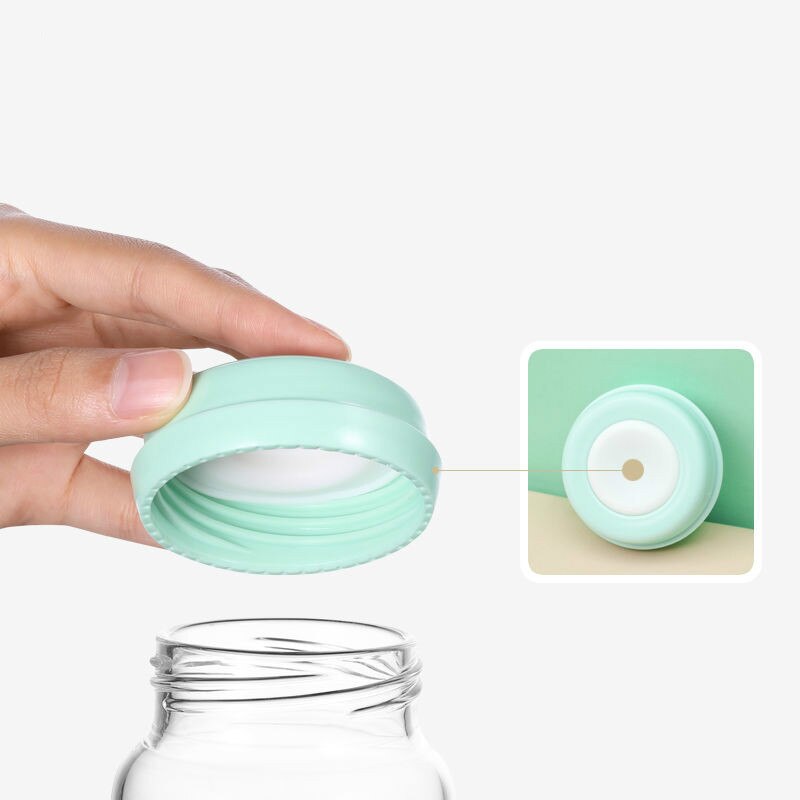 Muttermilch Lagerung Flasche Große Kaliber Desinfektion Sicherheit Glas Flasche Kühlschrank Kälte Kunststoff Flasche Regal Lebensdauer