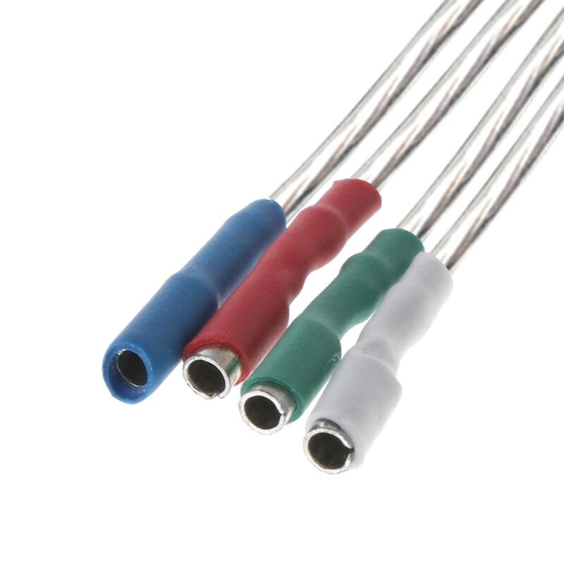 4 Stuks Universal Silver Leads Draden Header Wire Kabel 40Mm Voor 1.2-1.3Mm Pins Draaitafel Phono Headshell toonarm Y51A